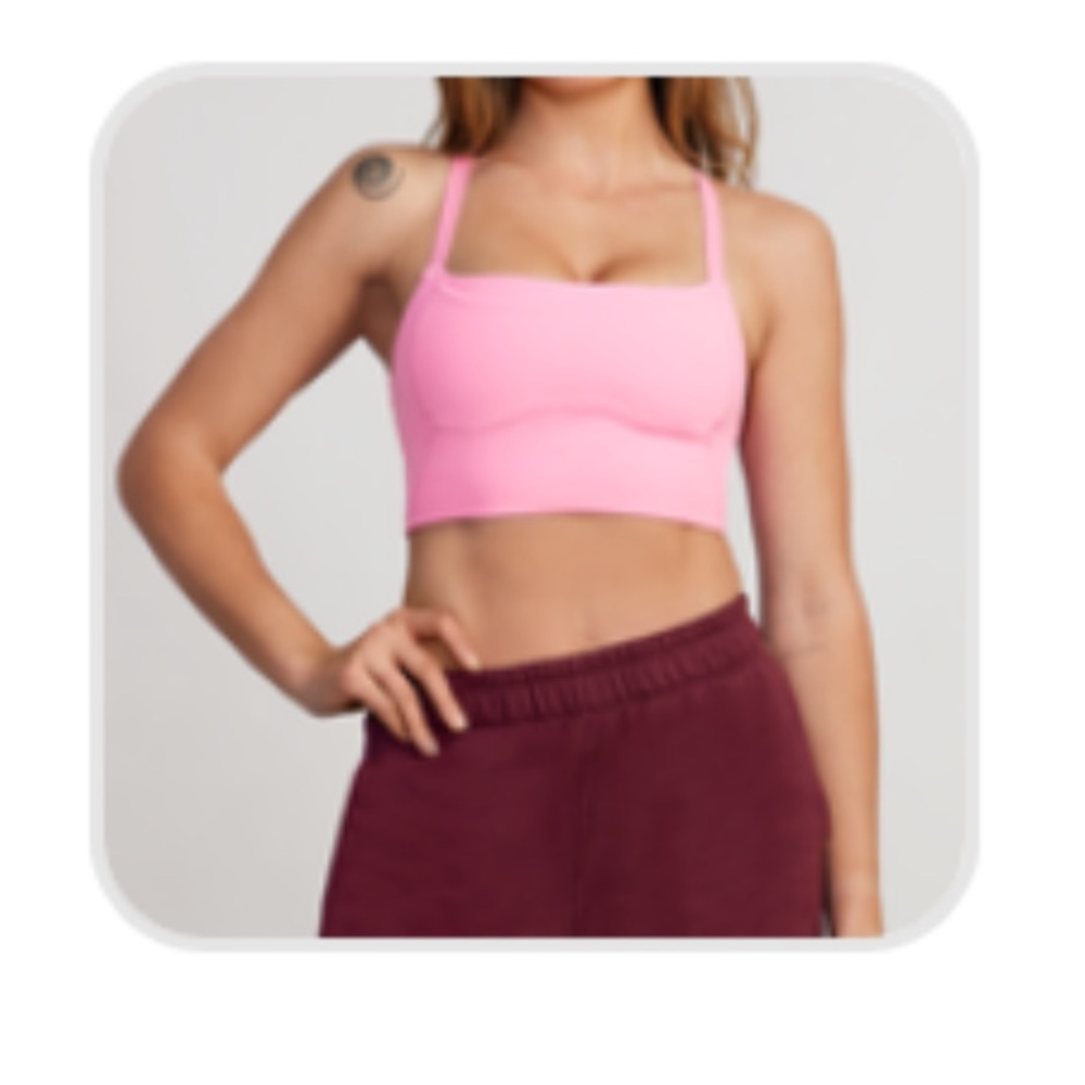 Stori Intuition Long Line Bra in Cosmo. Size 10 NWT